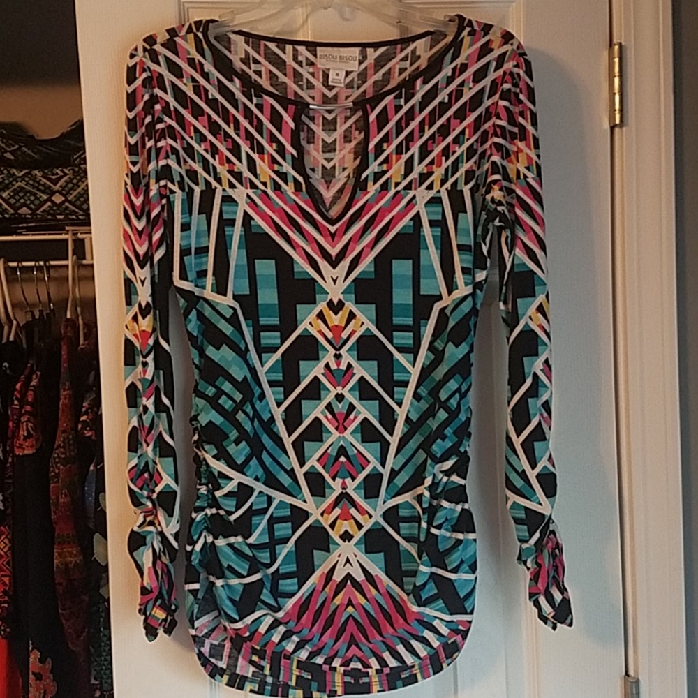 Bisoubisou crystal prism shirt